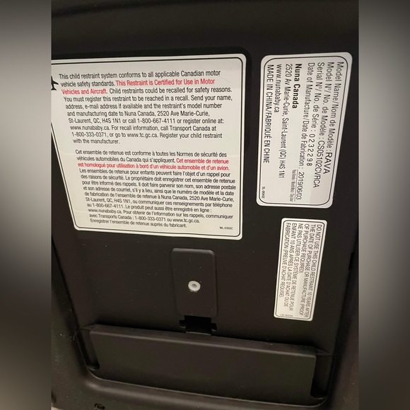 Nuna Rava Car Seat (pristine condition) - Picture 6 of 6